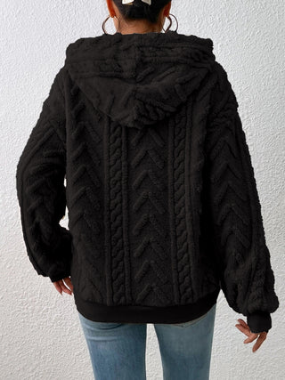Drawstring Long Sleeve Hoodie Divacious