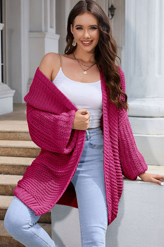 Open Front Longline Cardigan Divacious