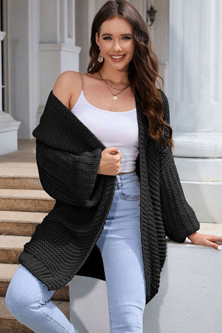 Open Front Longline Cardigan Divacious