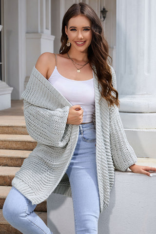 Open Front Longline Cardigan Divacious