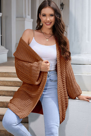 Open Front Longline Cardigan Divacious