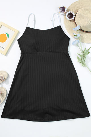 Contrast Trim Scoop Neck One-Piece Swimwear Divacious