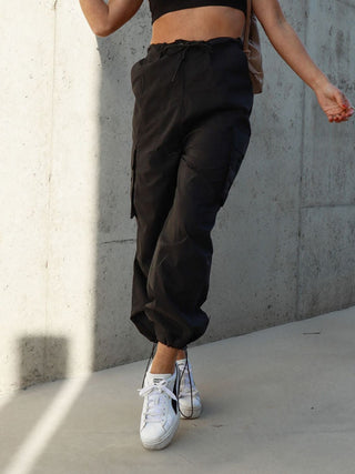 Drawstring Pants with Pockets Divacious