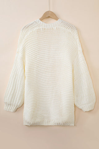 Open Front Longline Cardigan Divacious