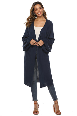 Long Sleeve Open Front Cardigan Divacious