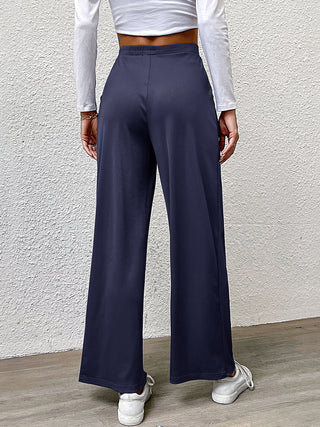 High Waist Straight Pants Divacious